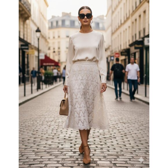 Maje Midi Length Skirt – Size S - Picture 3 of 11